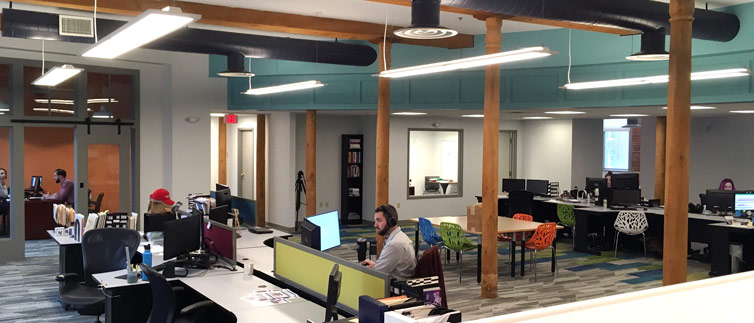 Happy Hour: EVR Takes Over Former Labatt’s Headquarters in Historic Millyard